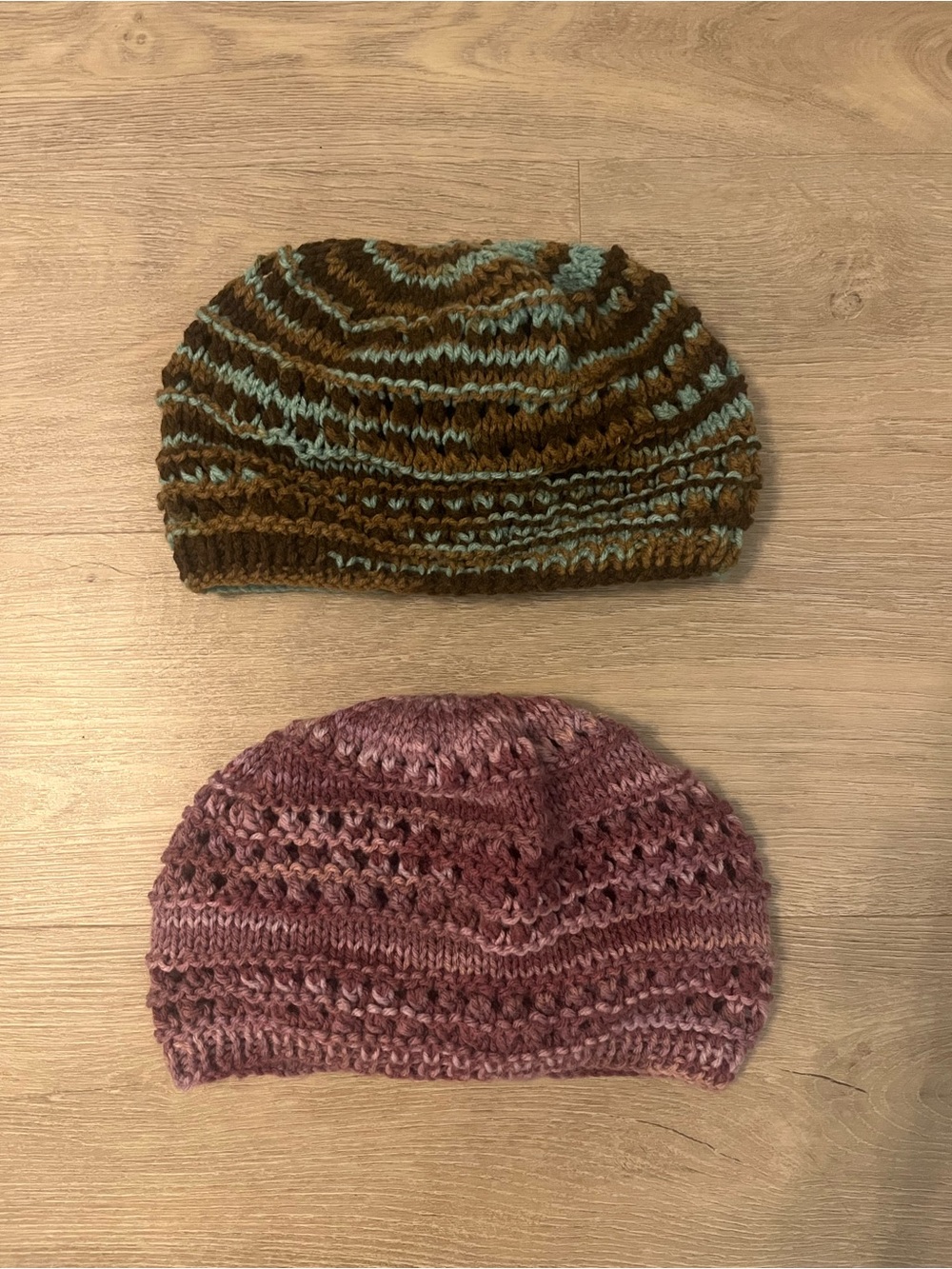 Handmade crochet knit beanie hats